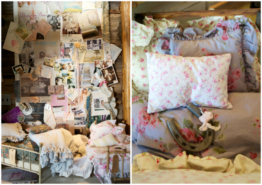 Rachel Ashwell inspiration board collage
