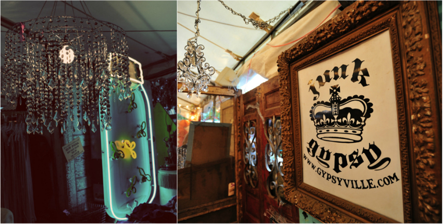 collage junk gypsy booth