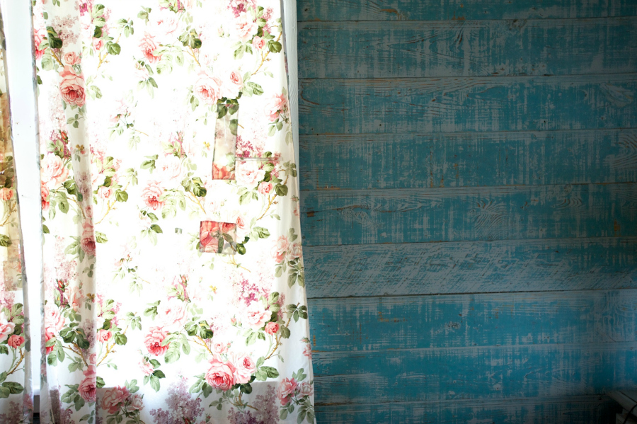 shabby chich curtains