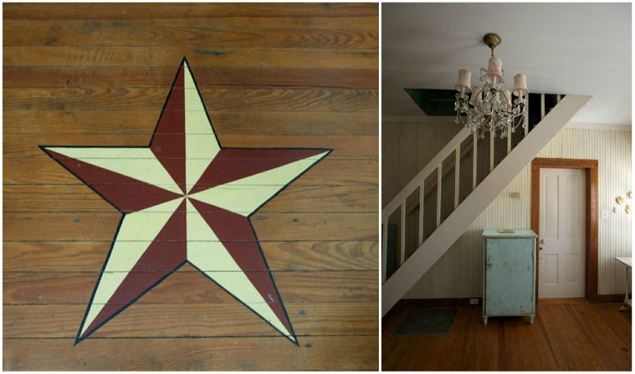 texas star hallway collage